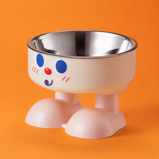 Raised dog bowl